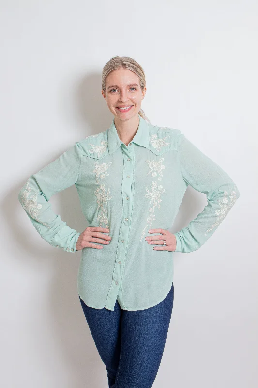 Aqua Western Shirt