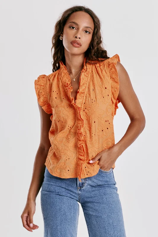 Ellie Ruffle Blouse