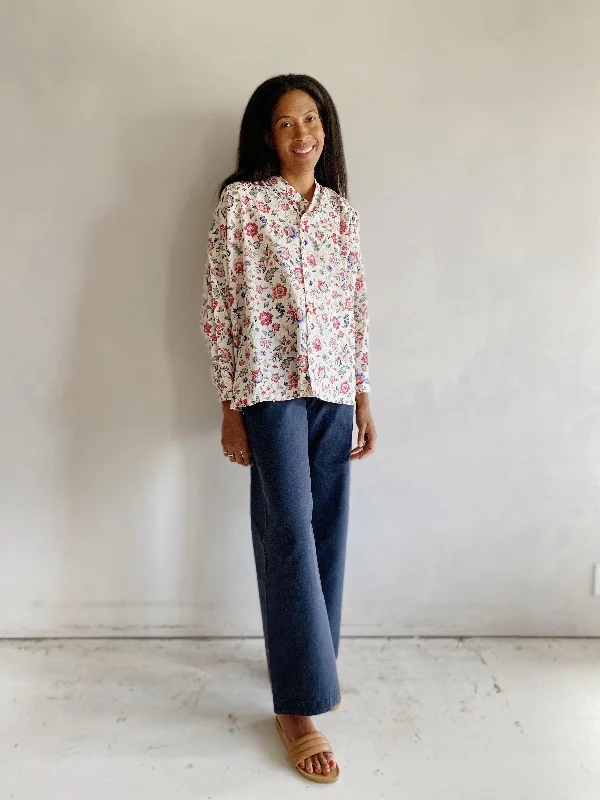 folly shirt in perennial floral