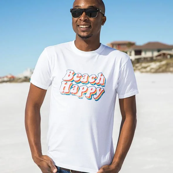 Beach Happy Unisex Retro Shirt