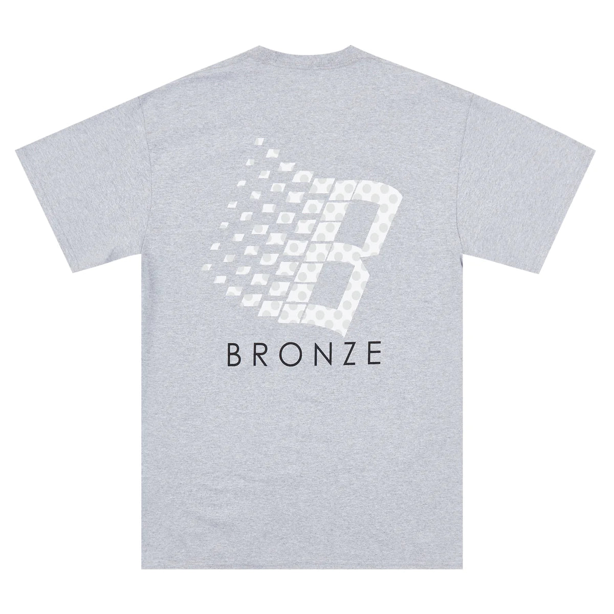 BRONZE 56K - POLKA DOT LOGO TEE HEATHER GREY