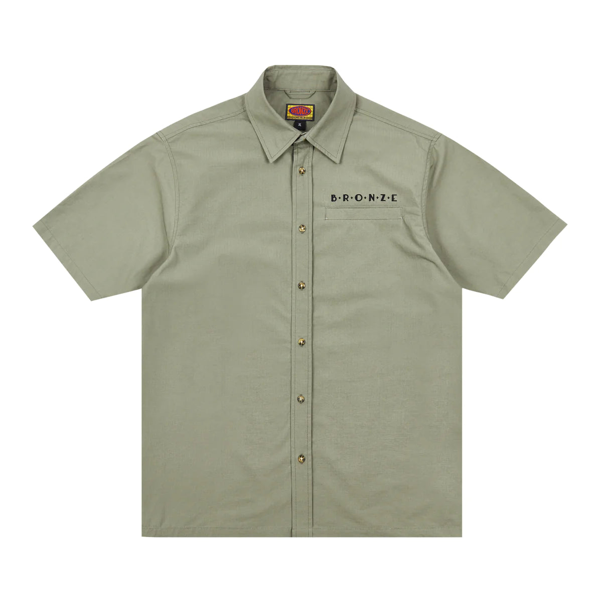 BRONZE 56K - RIPSTOP BUTTON UP GREY