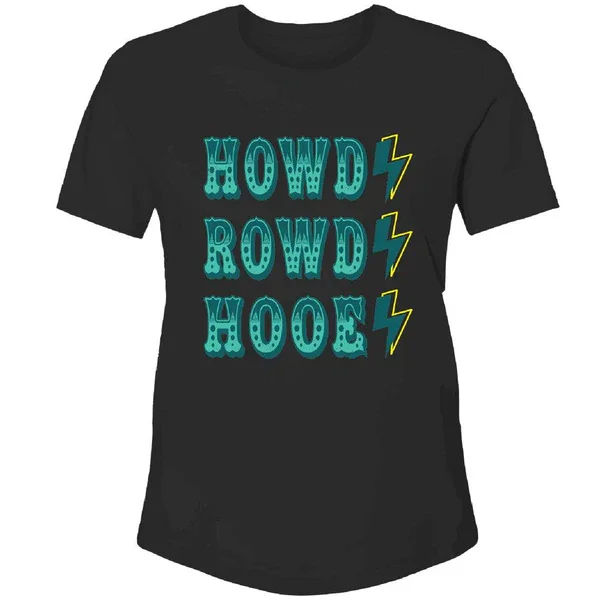 Women's Hooey Howdy Rowdy Hooey T-Shirt #HT1634BK