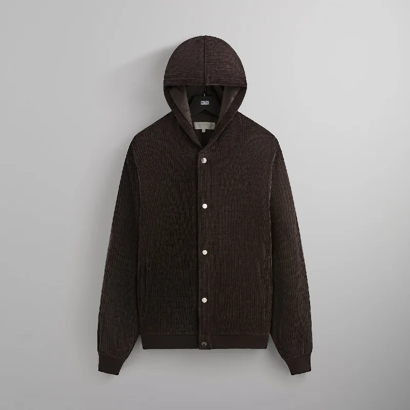 Kith Corduroy Williams VI Hoodie - Kindling