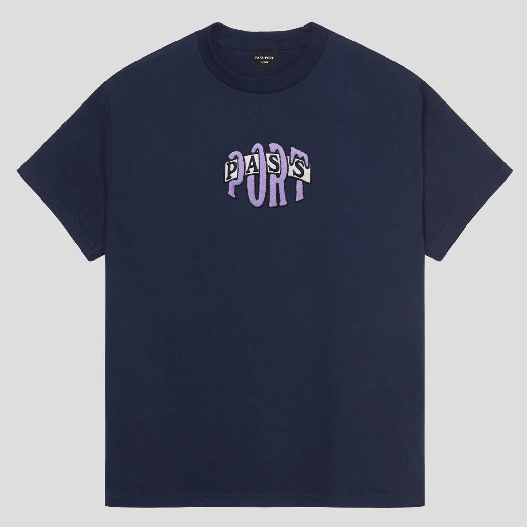 PASSPORT - BULB LOGO TEE (NAVY)