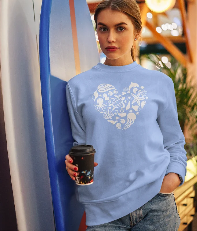 Sea at Heart Organic Sweatshirt