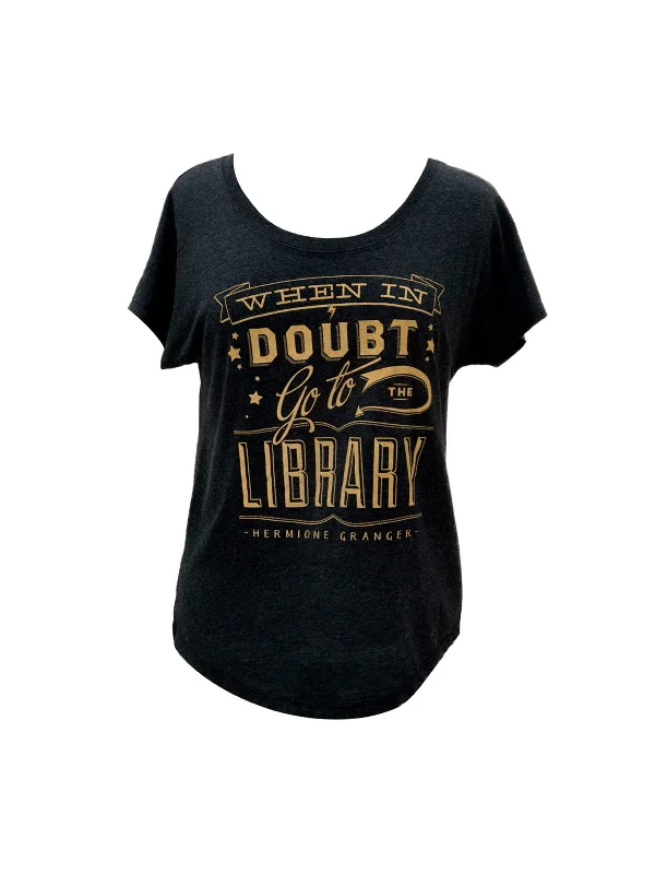 When in Doubt, Go to the Library Women’s Relaxed Fit T-Shirt