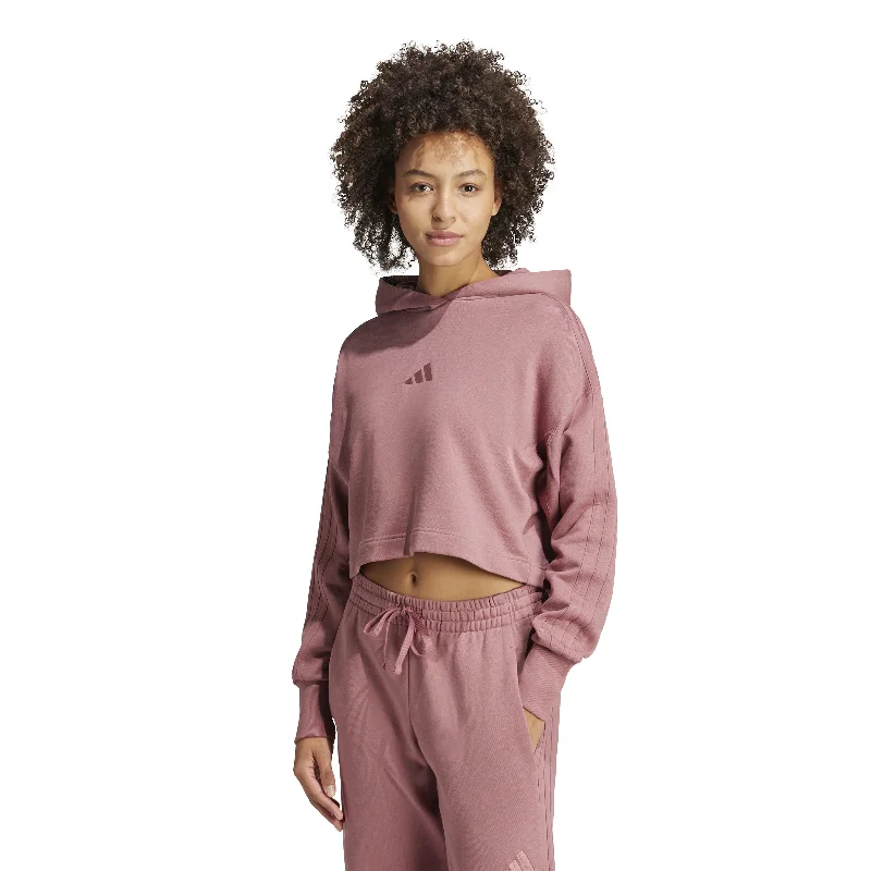 Women's Adidas All SZN French Terry 3-Stripes Hoodie