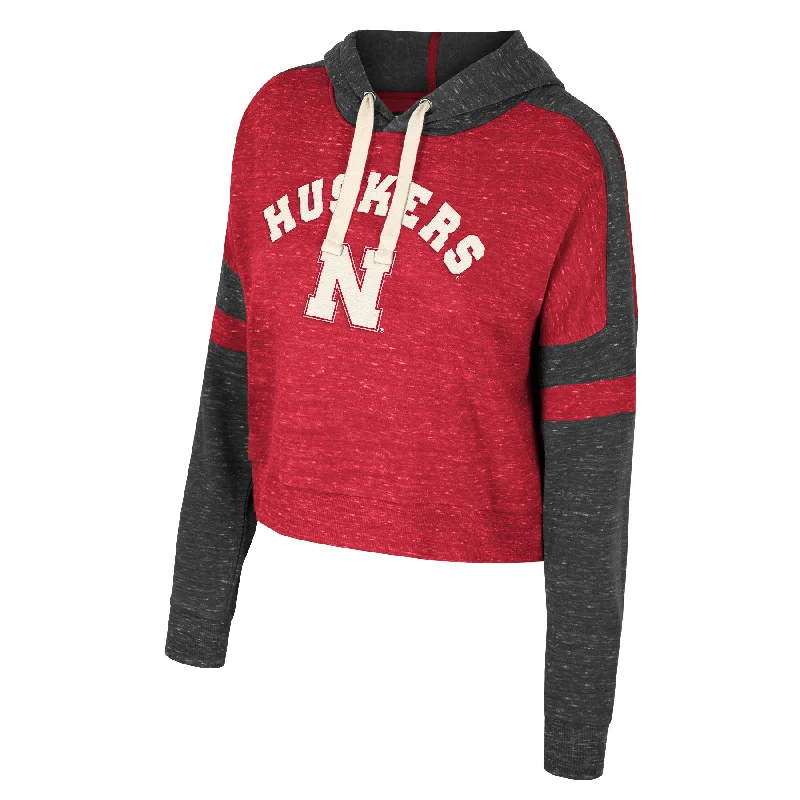 Women's Nebraska Huskers Lost City Speckle Hoodie