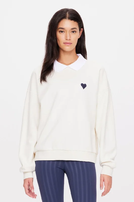 Pascal Collared Crew | Creme