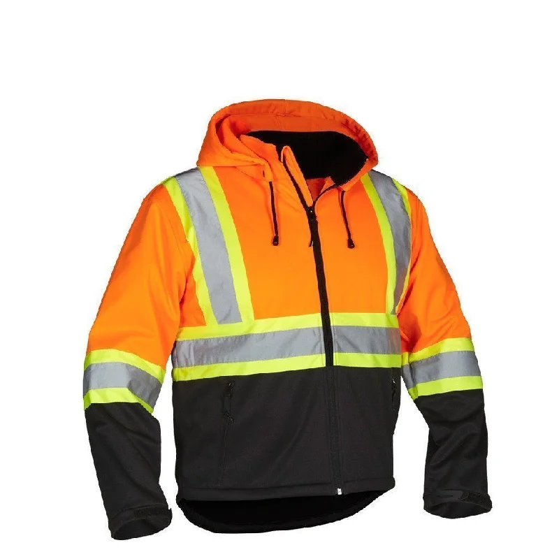 Re-Engineered Hi Vis Safety Softshell Jacket