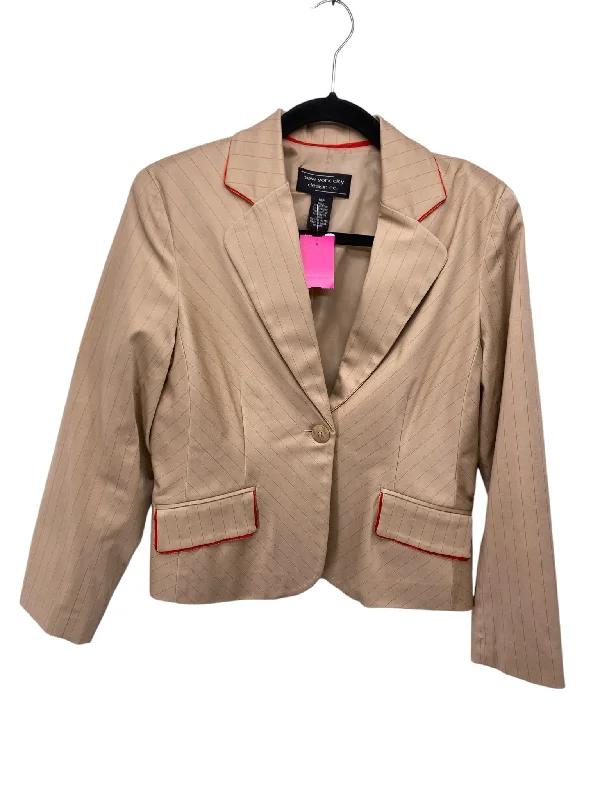 It's SO You Boutique Misses Size 10P Beige Print Blazer