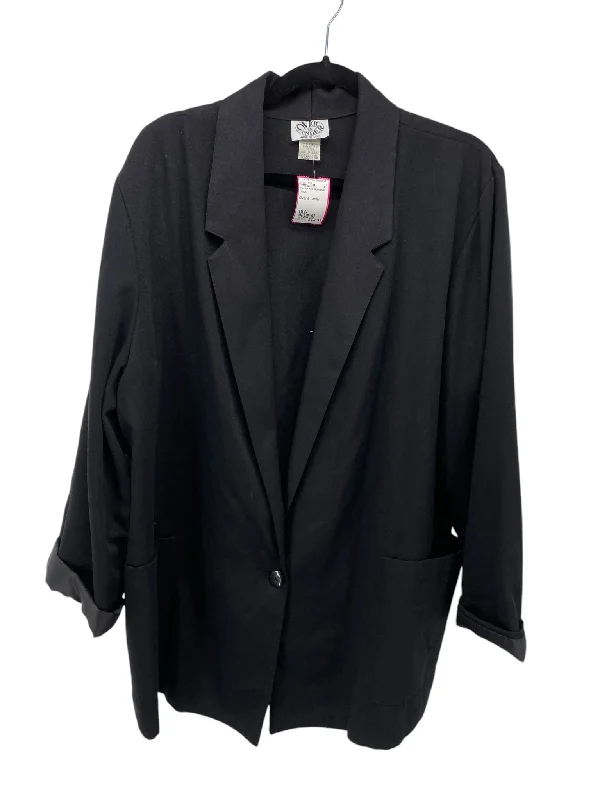 It's SO You Boutique Women Size 18W Black CD Blazer