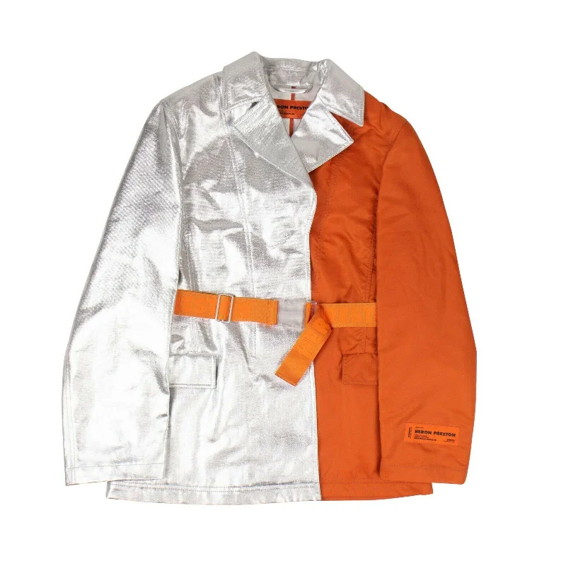 Silver And Orange Blazer