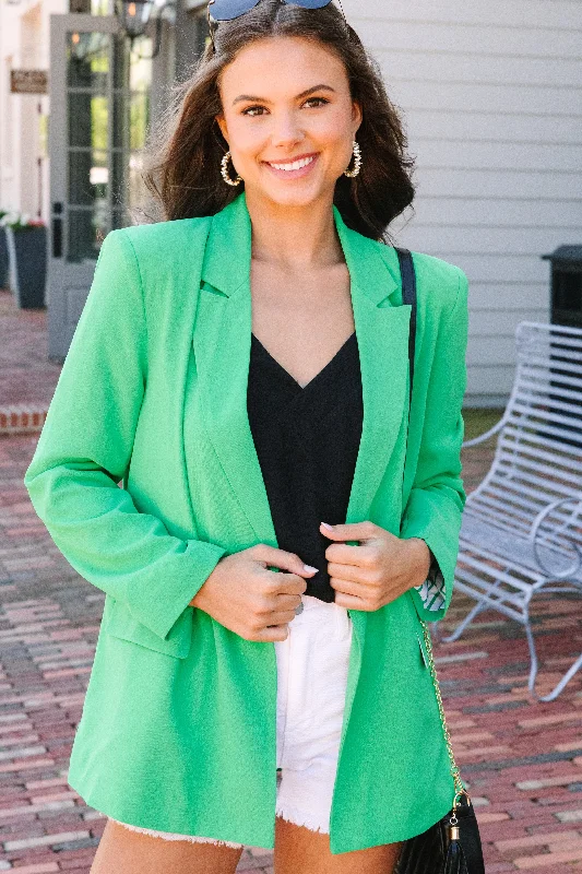 Own It Kelly Green Blazer