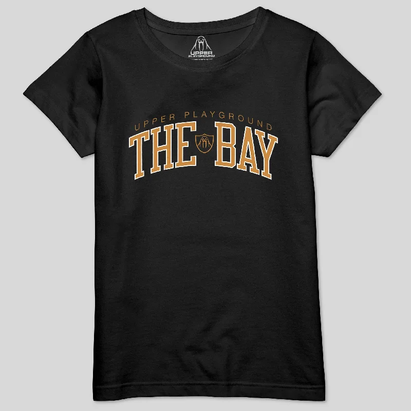 THE-BAY IN SF ORANGE WOMEN'S CREW TEE