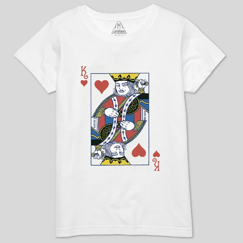 KING OF HEARTS WOMEN'S CREW TEE