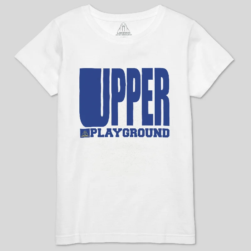 FAT UPPER - BLUE WOMEN'S CREW TEE