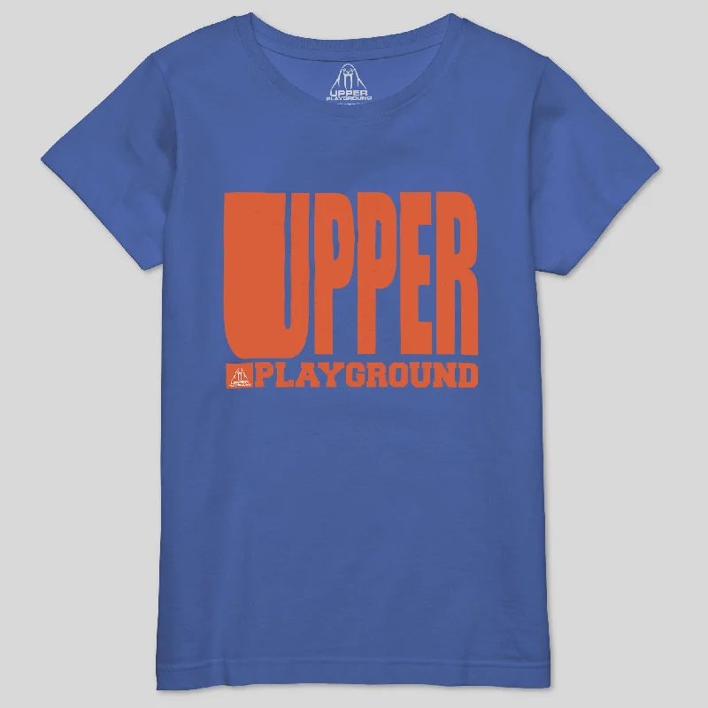 FAT UPPER - ORANGE WOMEN'S CREW TEE