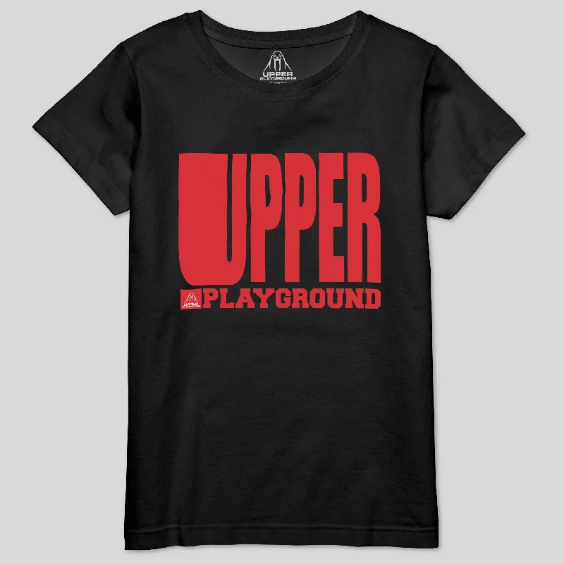 FAT UPPER - RED WOMEN'S CREW TEE