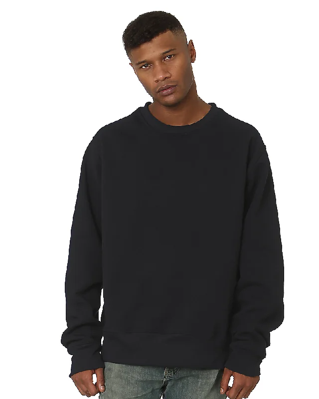 100% Cotton Heavyweight Oversized Crewneck Fleece - Classic Fit