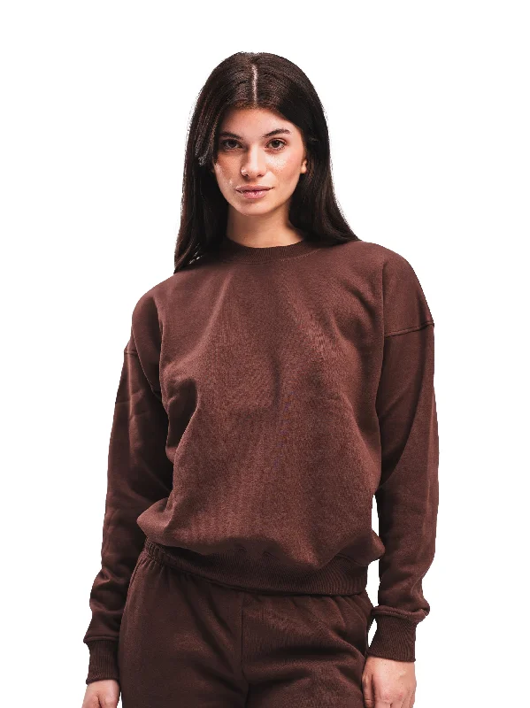 ESPRESSO BROWN CREWNECK