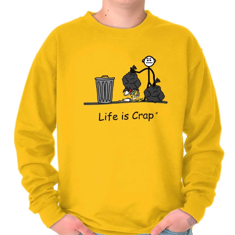 Broken Garbage Bag Sweatshirt