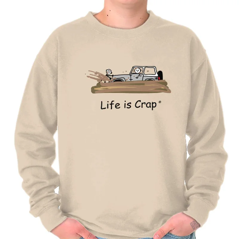 Jeep Stuck In Mud Sweatshirt