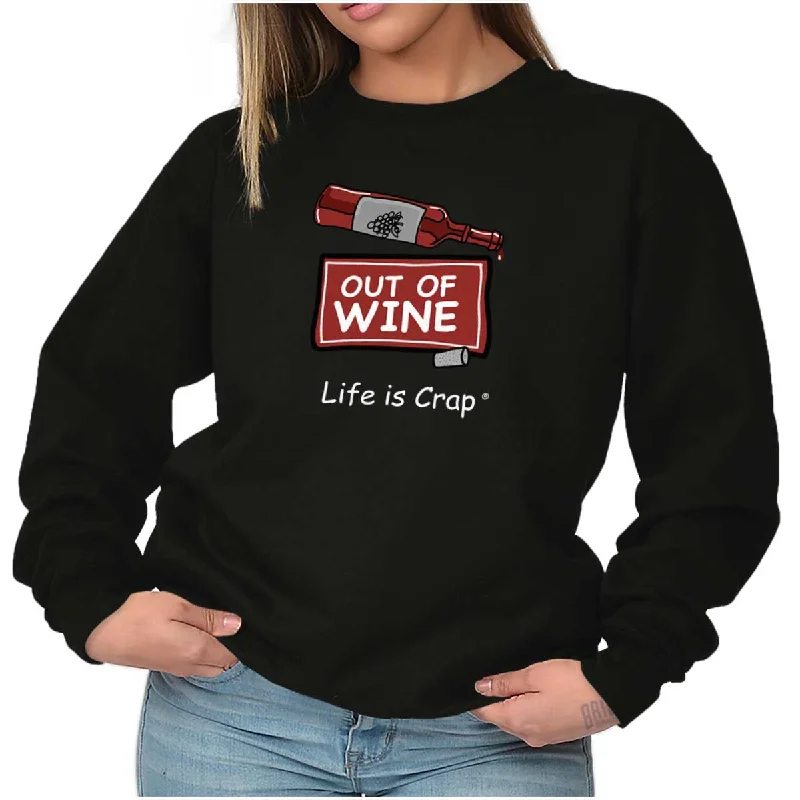 Out Of Wine Bottle Sweatshirt