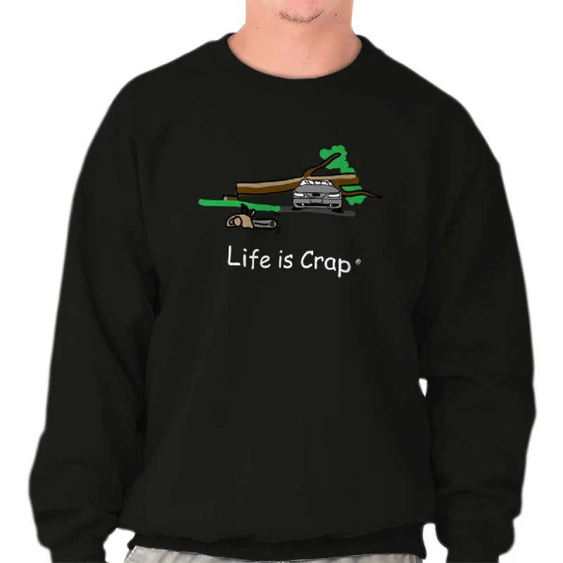 Tree On Car Sweatshirt