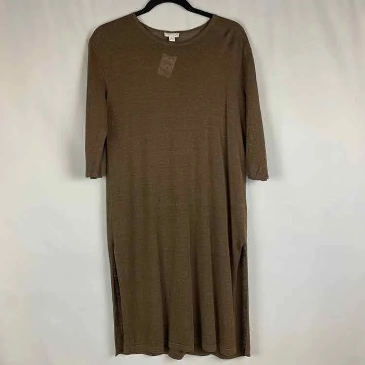 JJill Women's Size S Brown Solid Tunic