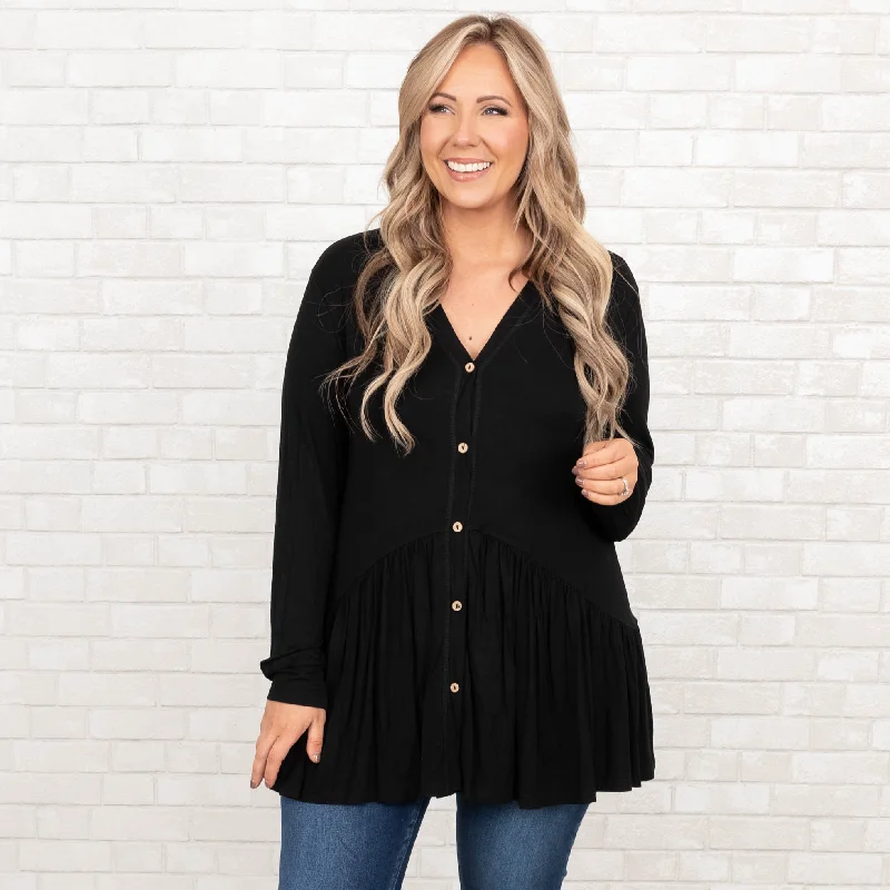 Lively Experiences Tunic, Black