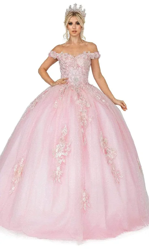 Dancing Queen 1592 - Sweetheart Floral Embroidered Ballgown