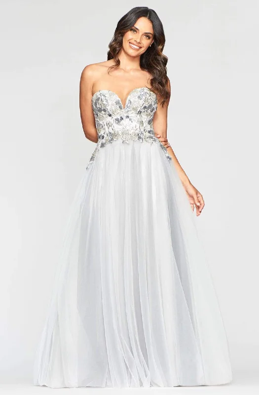 Faviana - S10446 Sweetheart Fit and Flare Long Dress