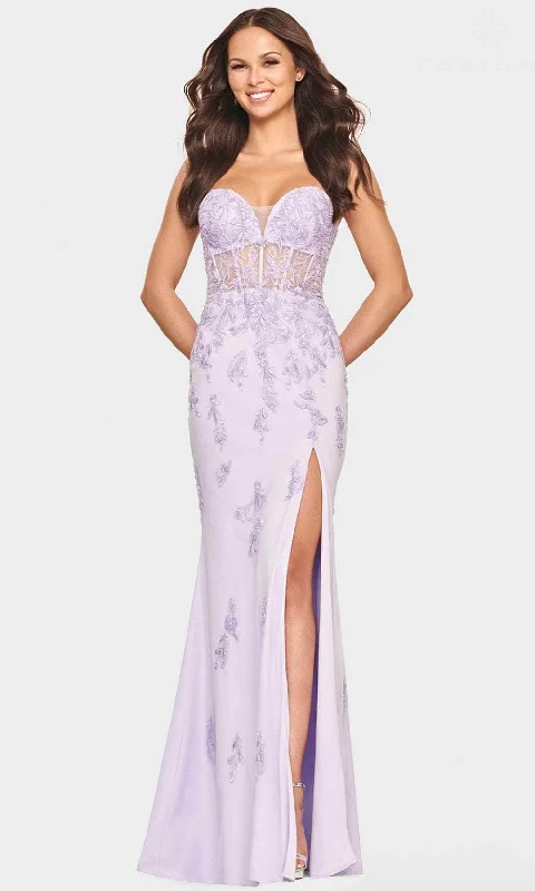 Faviana S10832 - Beaded Sweetheart Evening Dress