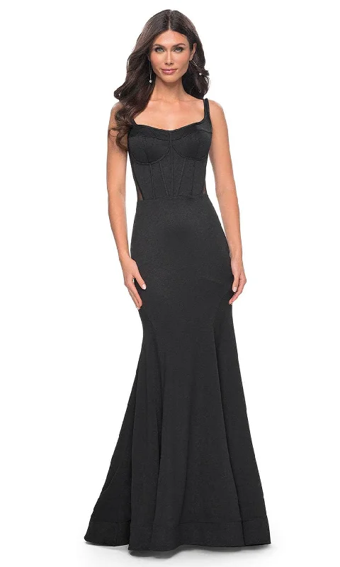 La Femme 32268 - Bustier Bodice Scoop Prom Gown