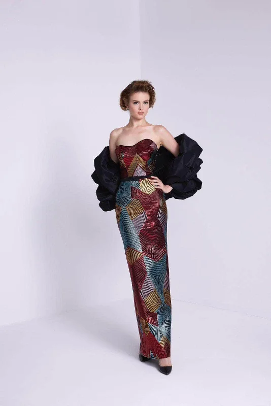 MNM Couture N0590 - Sweetheart Sheath Evening Dress