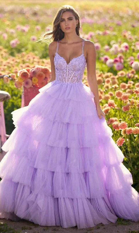 Sherri Hill 56192 - Corset Tulle Ballgown